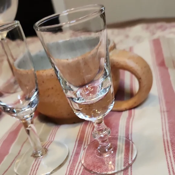 Cordial/Port Glass Flutes Small Glasswear - Picture 4 of 5